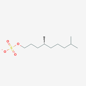 molecular formula C11H23O4S- B1264887 (4R)-4,8-dimethylnonyl sulfate 