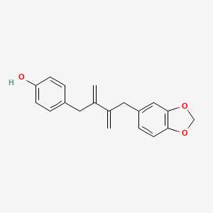 molecular formula C19H18O3 B1264888 termilignan B 