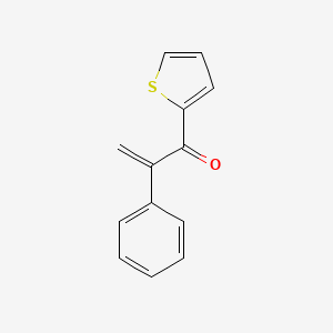 molecular formula C13H10OS B12648881 2-Propen-1-one, 2-phenyl-1-(2-thienyl)- CAS No. 13191-28-1