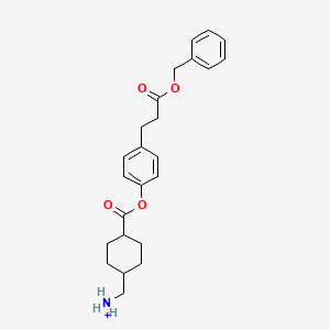 molecular formula C24H30NO4+ B1264902 Benzyl cetraxate(1+) 