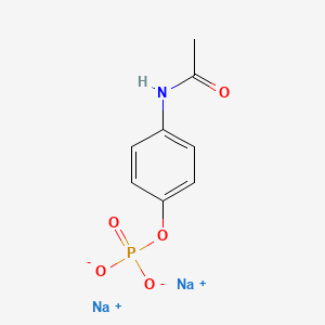 molecular formula C8H8NNa2O5P B12649026 Disodium 4-acetamidophenyl phosphate CAS No. 75966-17-5