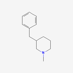 molecular formula C13H19N B12649036 3-Benzyl-1-methylpiperidine CAS No. 85237-73-6