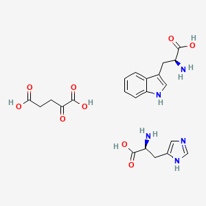 molecular formula C22H27N5O9 B12649038 Custodiol CAS No. 674309-46-7