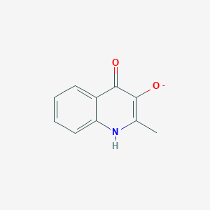 molecular formula C10H8NO2- B1264905 2-Methyl-4-oxo-1,4-dihydroquinolin-3-olate 