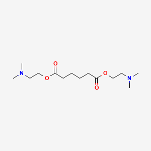molecular formula C14H28N2O4 B12649127 Bis(2-(dimethylamino)ethyl) adipate CAS No. 65169-69-9
