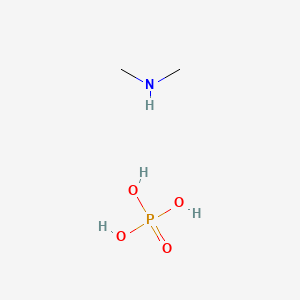 molecular formula C2H10NO4P B12649135 Dimethylamine phosphate CAS No. 41035-89-6