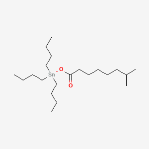 molecular formula C21H44O2Sn B12649140 Tributyl(isononanoyloxy)stannane CAS No. 93965-22-1
