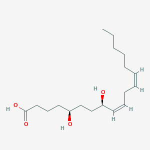 molecular formula C18H32O4 B1264916 5S,8R-DiHODE 