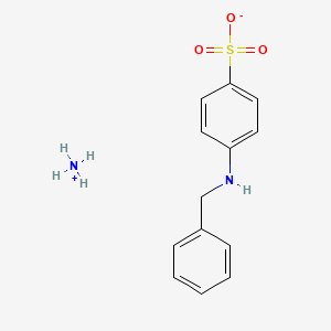 molecular formula C13H16N2O3S B12649168 Ammonium 4-(benzylamino)benzenesulphonate CAS No. 94249-07-7