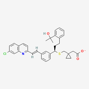 molecular formula C35H35ClNO3S- B1264918 Montelukast(1-) 