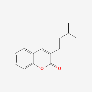 molecular formula C14H16O2 B12649234 Isopentyl-2-benzopyrone CAS No. 94247-82-2