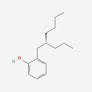 molecular formula C15H24O B12649241 2-[(2S)-2-propylhexyl]phenol 