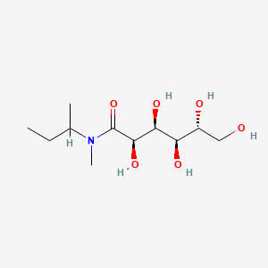 molecular formula C11H23NO6 B12649254 N-sec-Butyl-N-methyl-D-gluconamide CAS No. 93804-58-1
