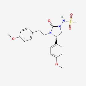 molecular formula C20H25N3O5S B1264926 KVI-020 