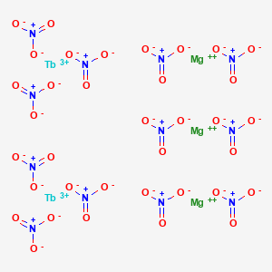 molecular formula Mg3N12O36Tb2 B12649262 Trimagnesium diterbium dodecanitrate CAS No. 93893-21-1