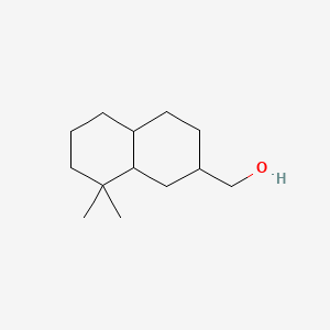 molecular formula C13H24O B12649268 Octahydro-8,8-dimethylnaphthalene-2-methanol CAS No. 93840-22-3