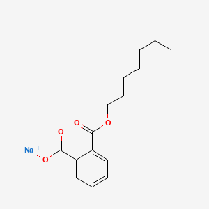 molecular formula C16H21NaO4 B12649307 Sodium isooctyl phthalate CAS No. 94248-71-2