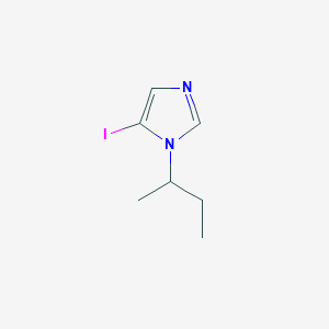 molecular formula C7H11IN2 B12649335 1-sec-Butyl-5-iodo-1H-imidazole 