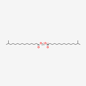 molecular formula C32H62O4Zn B12649367 Zinc isohexadecanoate CAS No. 76940-61-9