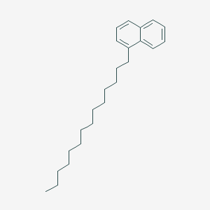 molecular formula C24H36 B12649441 1-Tetradecylnaphthalene CAS No. 56388-46-6