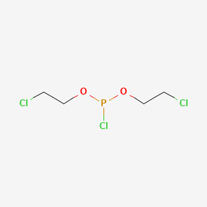 molecular formula C4H8Cl3O2P B12649442 Bis(2-chloroethyl) chlorophosphite CAS No. 37984-64-8