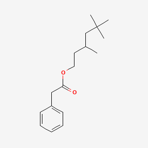 molecular formula C17H26O2 B12649462 3,5,5-Trimethylhexyl phenylacetate CAS No. 93805-70-0