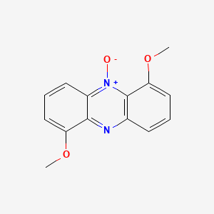 molecular formula C14H12N2O3 B12649477 Phenazine, 1,6-dimethoxy-, 5-oxide CAS No. 13925-10-5