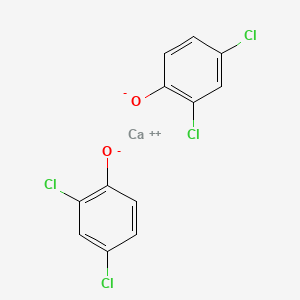 molecular formula C12H6CaCl4O2 B12649484 Calcium 2,4-dichlorophenolate CAS No. 84012-60-2