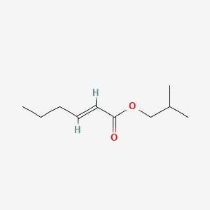 molecular formula C10H18O2 B12649546 Isobutyl (E)-hex-2-enoate CAS No. 94088-34-3