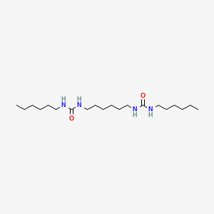 molecular formula C20H42N4O2 B12649569 N,N''-Hexane-1,6-diylbis(N'-hexylurea) CAS No. 89307-23-3
