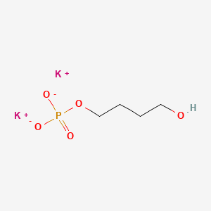 molecular formula C4H9K2O5P B12649608 Dipotassium 4-hydroxybutyl phosphate CAS No. 93858-68-5