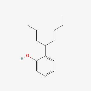 molecular formula C14H22O B12649638 o-(1-Propylpentyl)phenol CAS No. 37631-10-0