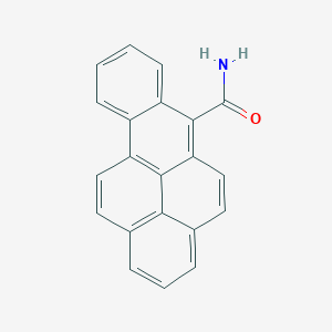 molecular formula C21H13NO B12649644 Benzo(a)pyrene-6-carboxamide CAS No. 21247-99-4