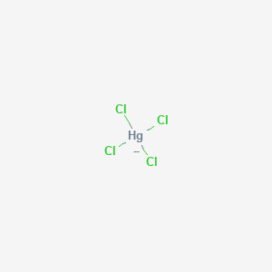 molecular formula Cl4Hg-2 B12649658 Tetrachloromercurate(II) CAS No. 14024-34-1