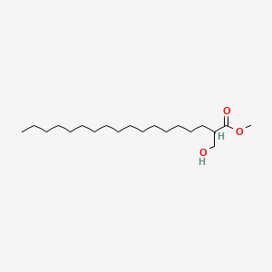 molecular formula C20H40O3 B12649686 Methyl (hydroxymethyl)octadecanoate CAS No. 89163-35-9