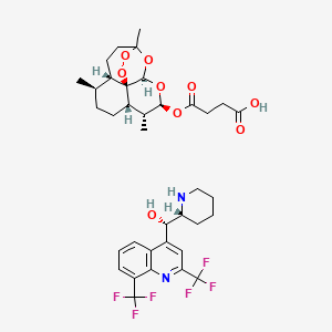 molecular formula C36H44F6N2O9 B12649699 Artekin CAS No. 497968-03-3