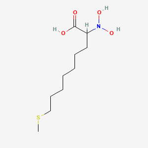 molecular formula C10H21NO4S B1264970 N,N-dihydroxypentahomomethionine 