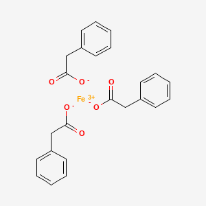 molecular formula C24H21FeO6 B12649779 Iron tris(phenylacetate) CAS No. 84522-39-4