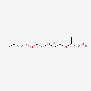 molecular formula C12H26O4 B12649792 2-[2-(2-Butoxyethoxy)propoxy]propan-1-ol CAS No. 95873-44-2