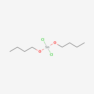 molecular formula C8H18Cl2O2Sn B12649804 Dibutoxydichlorostannane CAS No. 66499-05-6