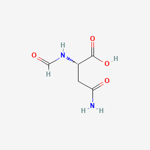 molecular formula C5H8N2O4 B12649816 N2-Formyl-L-asparagine CAS No. 93923-85-4