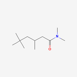 molecular formula C11H23NO B12649831 N,N,3,5,5-Pentamethylhexanamide CAS No. 80480-32-6