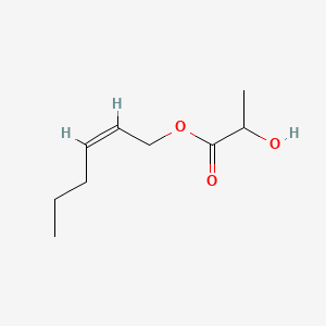 molecular formula C9H16O3 B12649832 Propanoic acid, 2-hydroxy-, 2-hexenyl ester, (Z)- CAS No. 102832-13-3