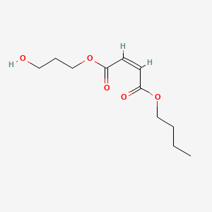 molecular formula C11H18O5 B12649870 Butyl 2-hydroxymethylethyl maleate CAS No. 85909-47-3