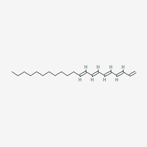 molecular formula C21H34 B12649891 Henicosapentaene CAS No. 52655-31-9