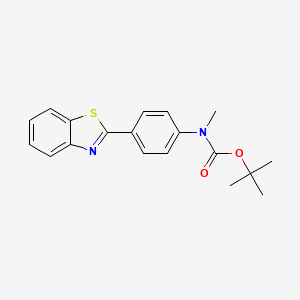 N-[4-(1,3-benzothiazol-2-yl)phenyl]-N-methylcarbamic acid tert-butyl ester