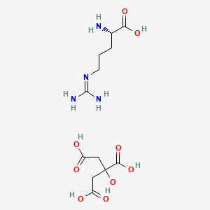 molecular formula C12H22N4O9 B12649943 L-Arginine monocitrate CAS No. 24404-97-5