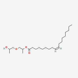 molecular formula C24H46O4 B12649953 2-(2-Hydroxypropoxy)-1-methylethyl oleate CAS No. 94108-28-8