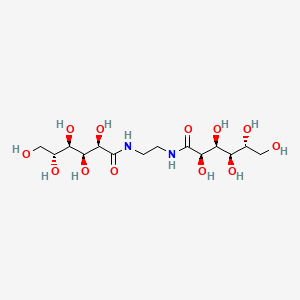 molecular formula C14H28N2O12 B12649962 N,N'-Ethylenebis-D-gluconamide CAS No. 66803-04-1
