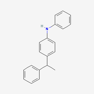 molecular formula C20H19N B12649963 N-Phenyl-4-(1-phenylethyl)aniline CAS No. 65036-84-2